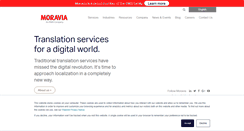 Desktop Screenshot of moravia.com