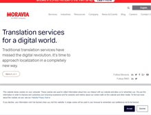 Tablet Screenshot of moravia.com